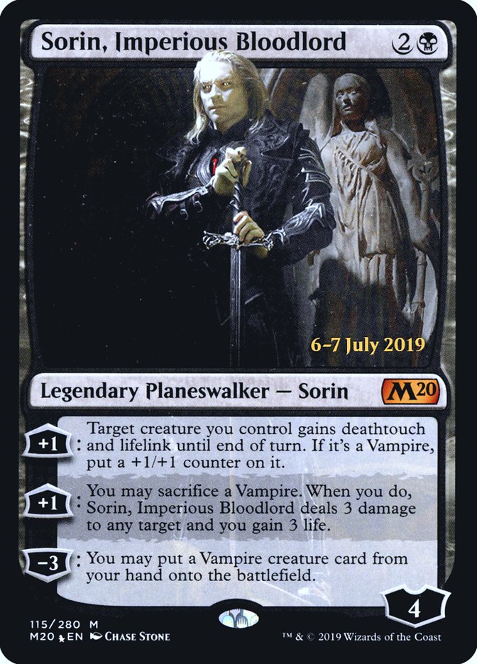 Sorin, Imperious Bloodlord [Core Set 2020 Prerelease Promos] | Pegasus Games WI