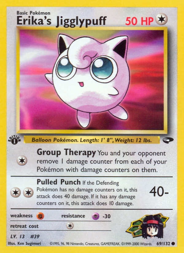 Erika's Jigglypuff (69/132) [Gym Challenge 1st Edition] | Pegasus Games WI