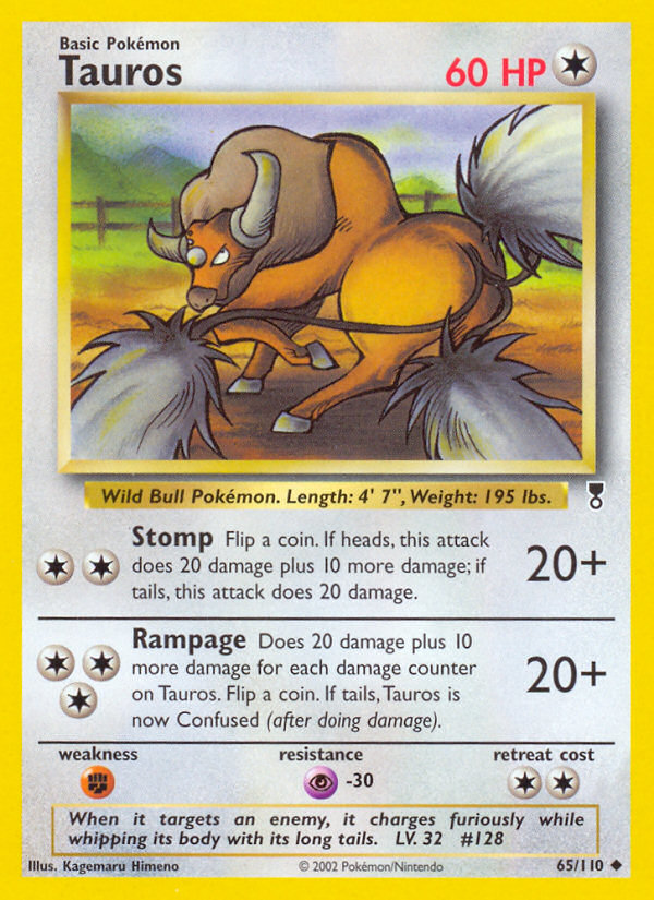 Tauros (65/110) [Legendary Collection] | Pegasus Games WI