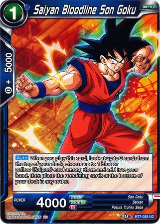 Saiyan Bloodline Son Goku [BT7-028] | Pegasus Games WI