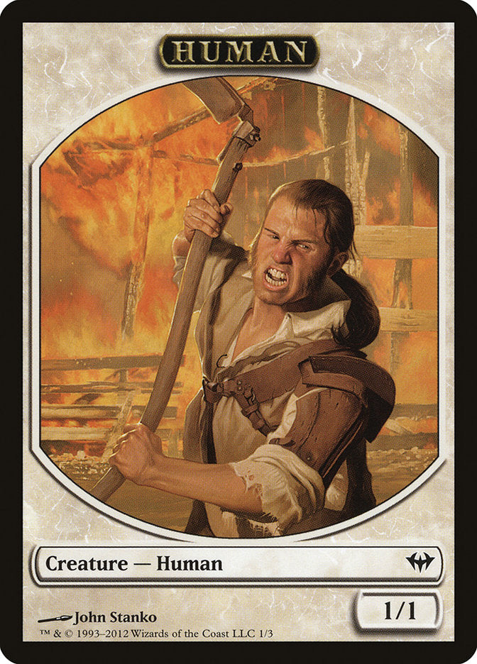 Human Token [Dark Ascension Tokens] | Pegasus Games WI