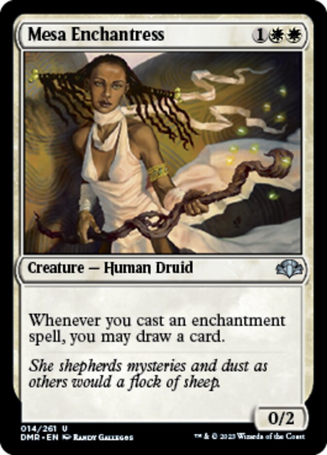 Mesa Enchantress [Dominaria Remastered] | Pegasus Games WI