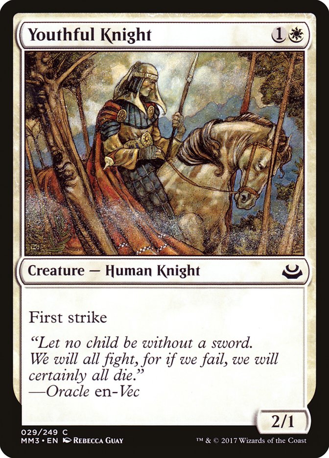 Youthful Knight [Modern Masters 2017] | Pegasus Games WI