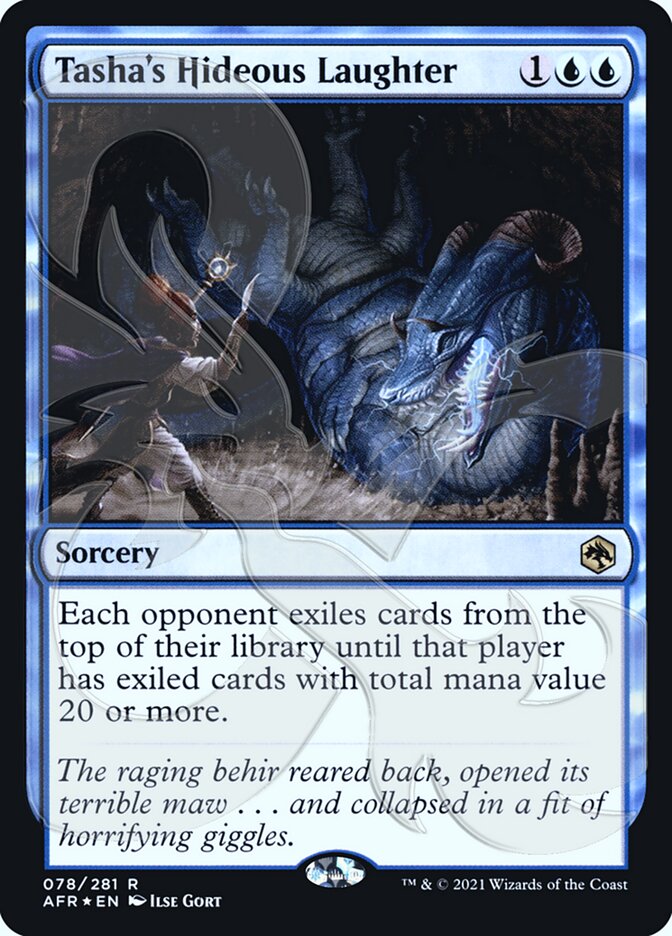 Tasha's Hideous Laughter (Ampersand Promo) [Dungeons & Dragons: Adventures in the Forgotten Realms Promos] | Pegasus Games WI