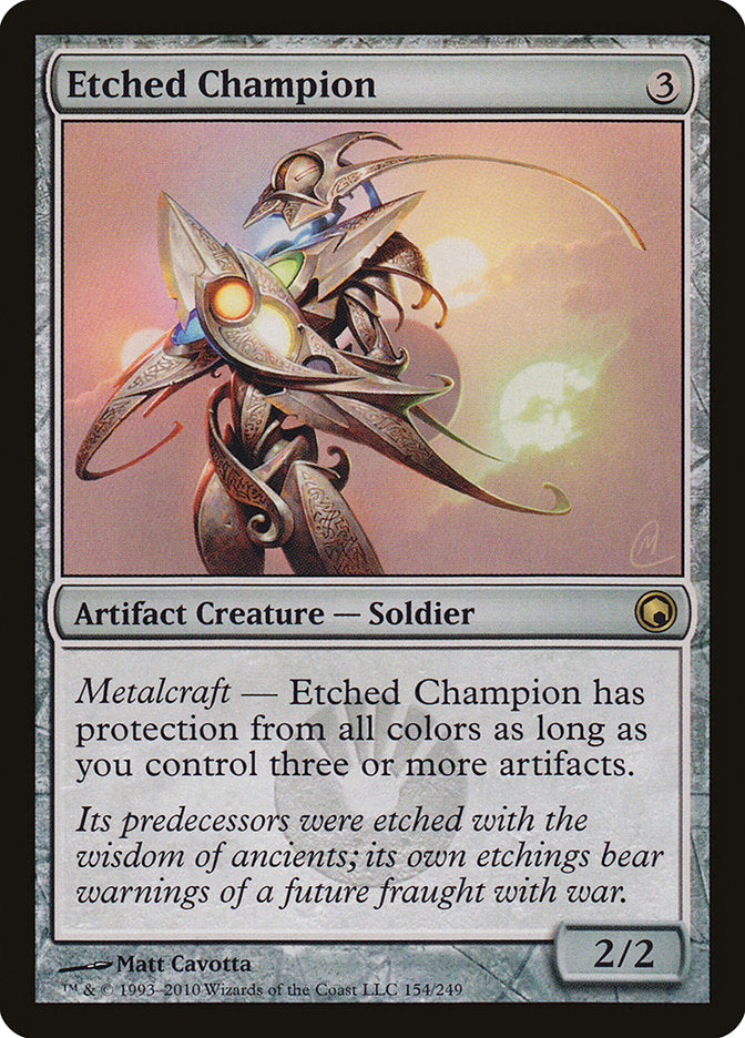 Etched Champion [Scars of Mirrodin] | Pegasus Games WI