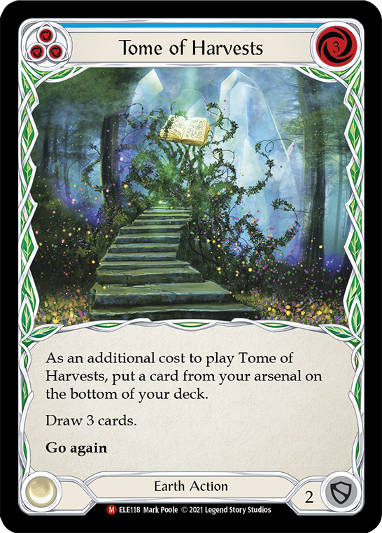 Tome of Harvests [ELE118] (Tales of Aria)  1st Edition Rainbow Foil | Pegasus Games WI