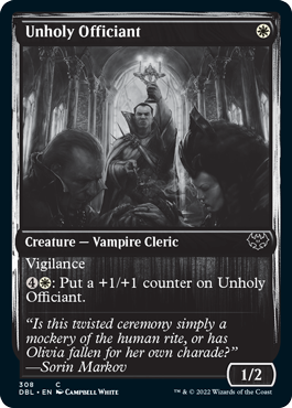 Unholy Officiant [Innistrad: Double Feature] | Pegasus Games WI