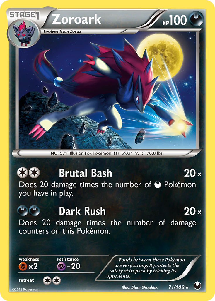 Zoroark (71/108) [Black & White: Dark Explorers] | Pegasus Games WI