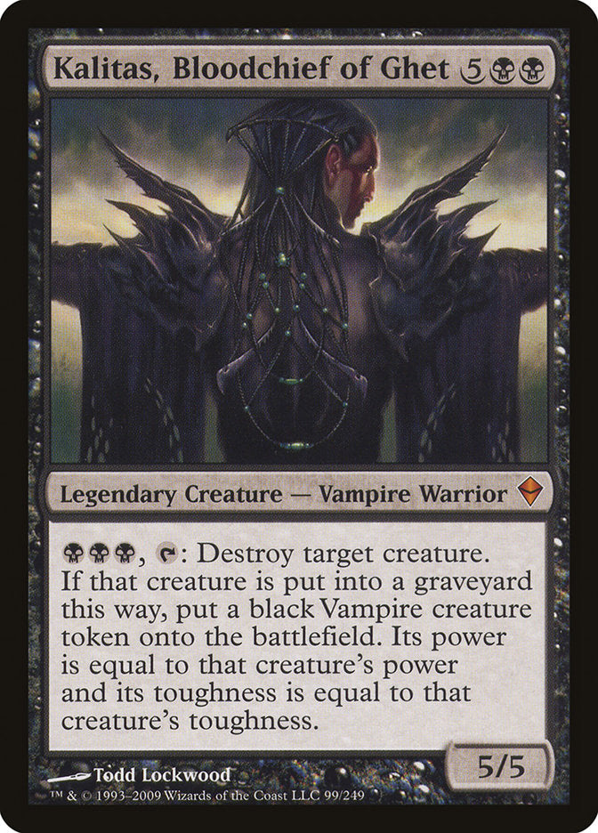 Kalitas, Bloodchief of Ghet [Zendikar] | Pegasus Games WI