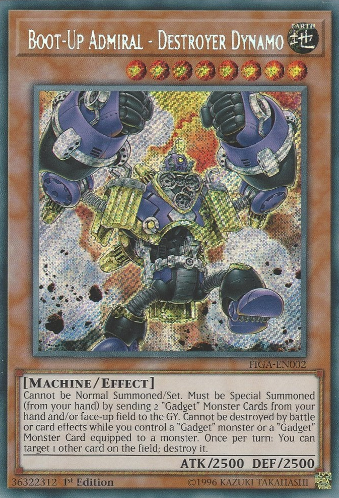 Boot-Up Admiral - Destroyer Dynamo [FIGA-EN002] Secret Rare | Pegasus Games WI