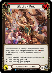 Life of the Party (Red) [EVR161] (Everfest)  1st Edition Rainbow Foil | Pegasus Games WI