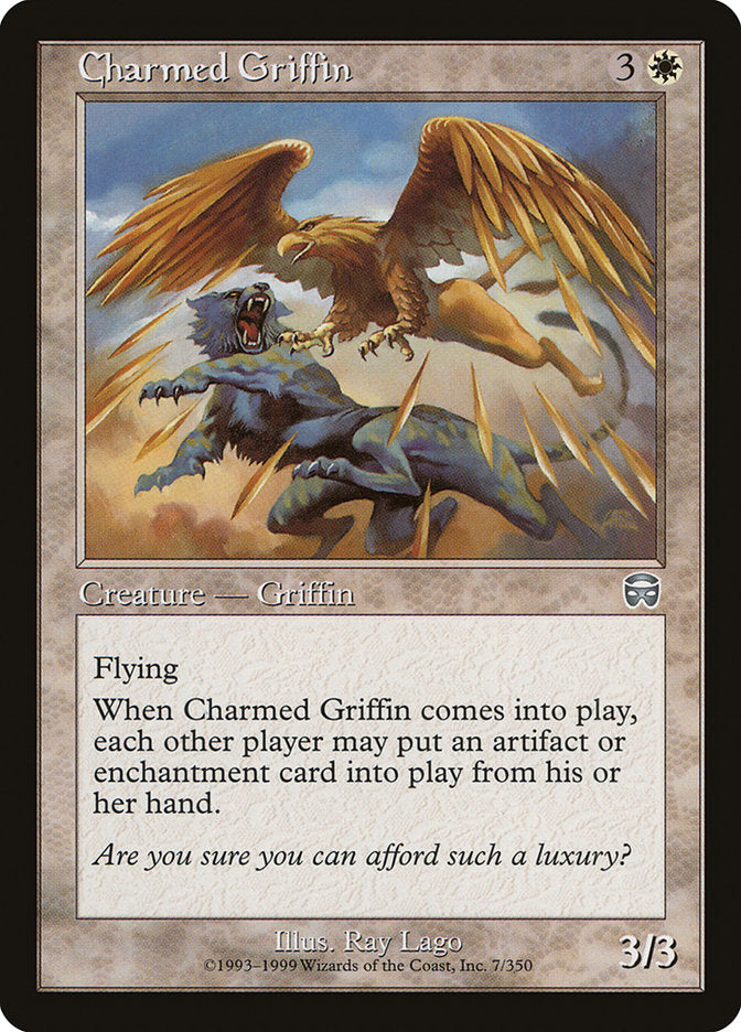 Charmed Griffin [Mercadian Masques] | Pegasus Games WI