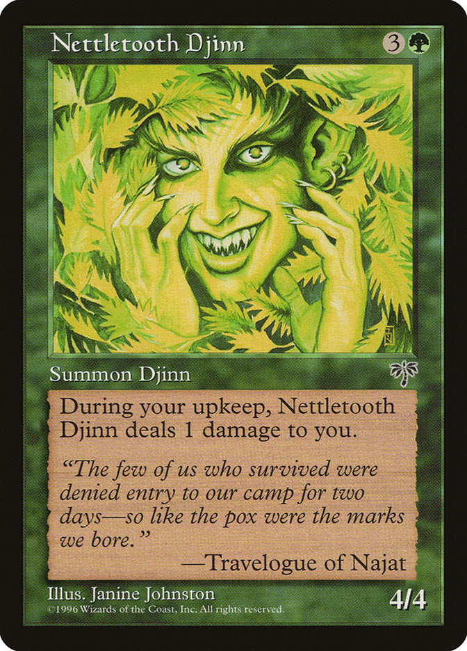 Nettletooth Djinn [Mirage] | Pegasus Games WI