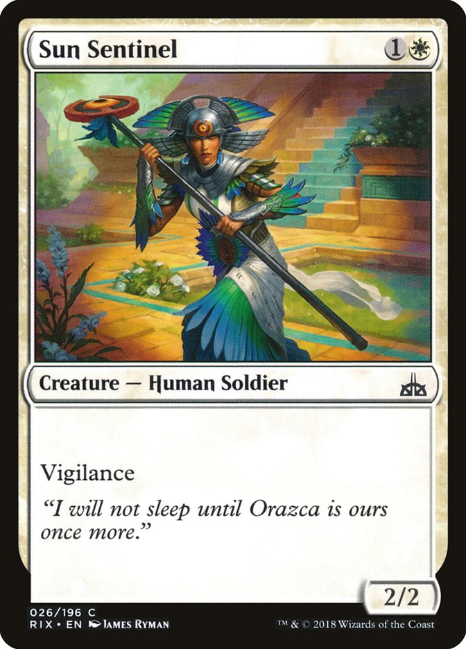 Sun Sentinel [Rivals of Ixalan] | Pegasus Games WI