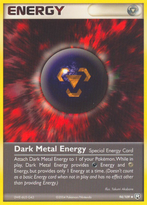 Dark Metal Energy (94/109) [EX: Team Rocket Returns] | Pegasus Games WI