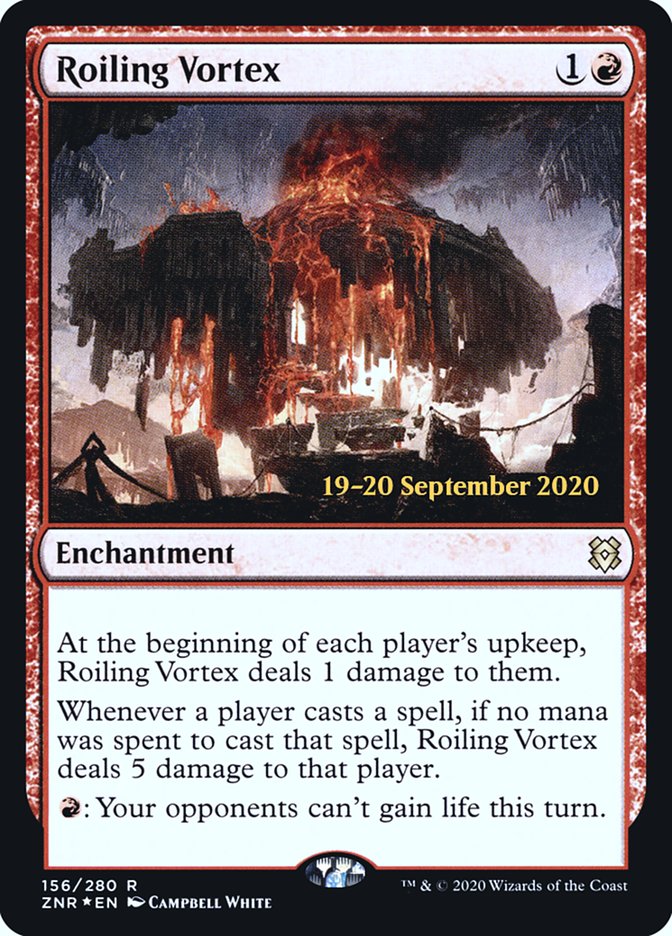 Roiling Vortex [Zendikar Rising Prerelease Promos] | Pegasus Games WI