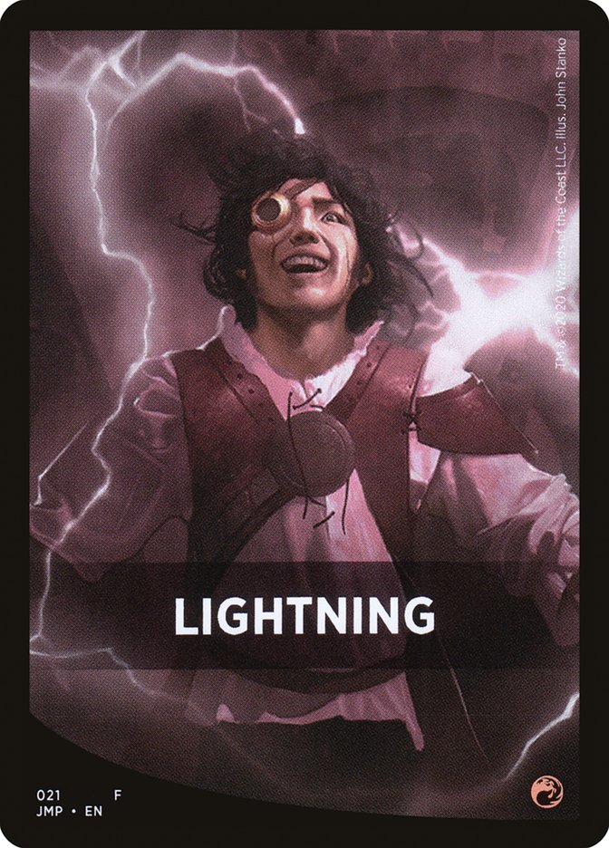 Lightning Theme Card [Jumpstart Front Cards] | Pegasus Games WI