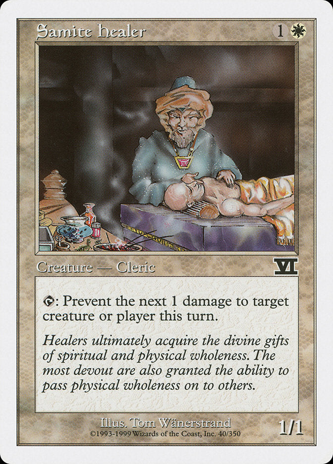 Samite Healer [Classic Sixth Edition] | Pegasus Games WI