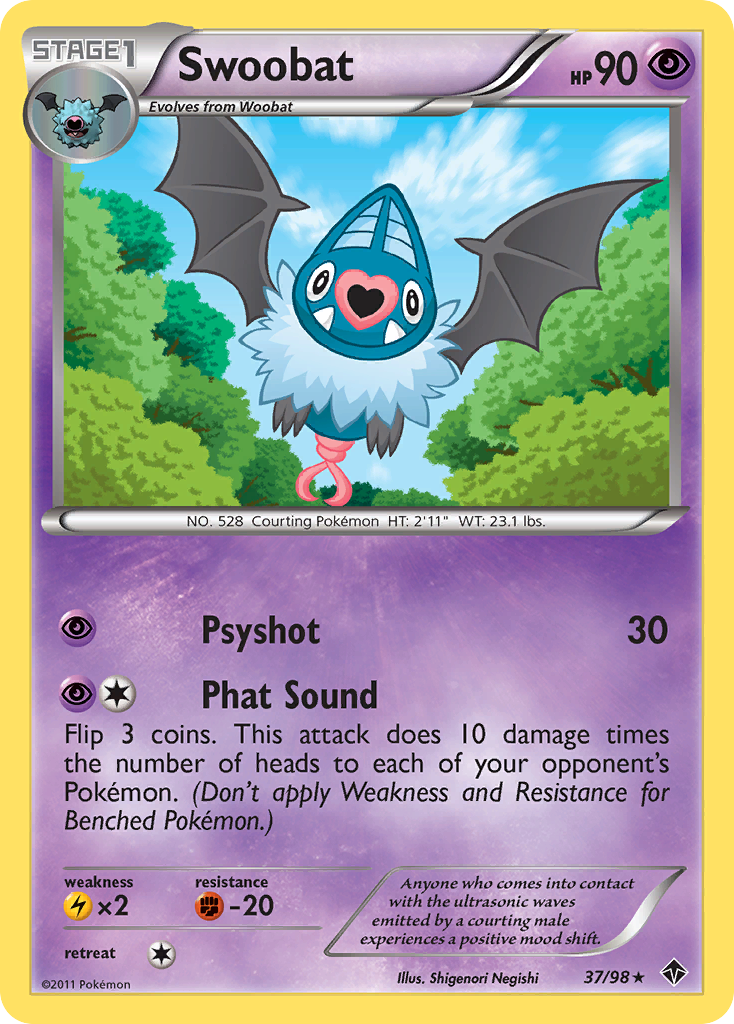 Swoobat (37/98) [Black & White: Emerging Powers] | Pegasus Games WI