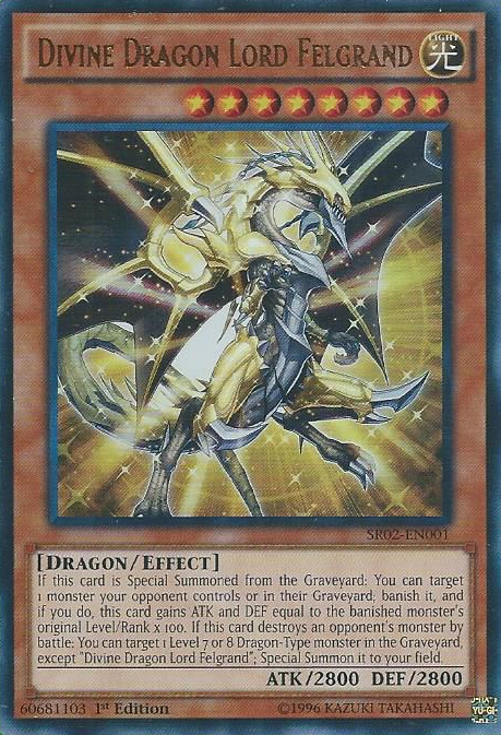 Divine Dragon Lord Felgrand [SR02-EN001] Ultra Rare | Pegasus Games WI