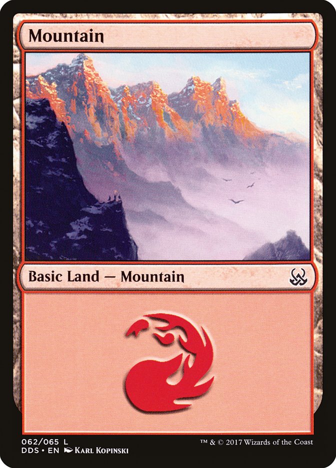 Mountain (62) [Duel Decks: Mind vs. Might] | Pegasus Games WI