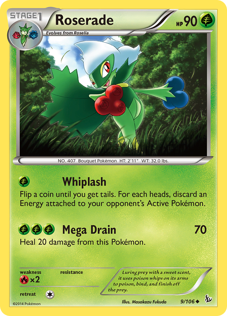 Roserade (9/106) [XY: Flashfire] | Pegasus Games WI