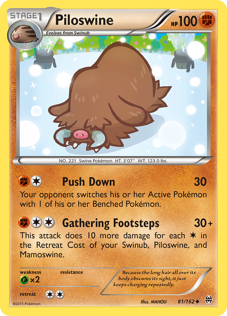 Piloswine (81/162) [XY: BREAKthrough] | Pegasus Games WI