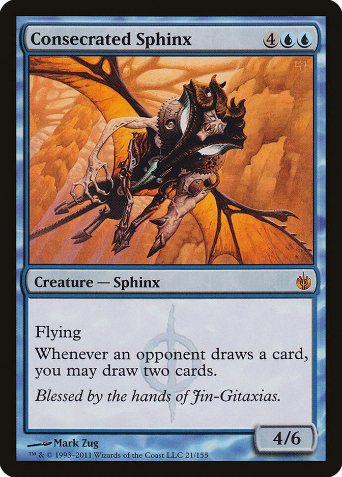 Consecrated Sphinx [Mirrodin Besieged] | Pegasus Games WI