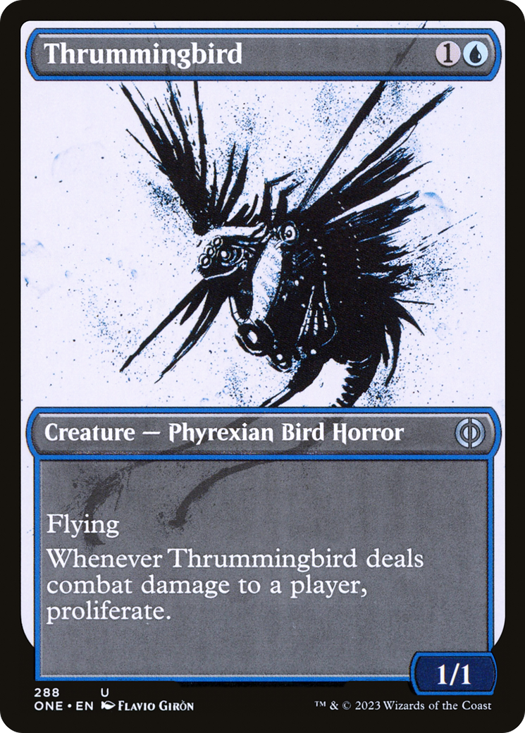 Thrummingbird (Showcase Ichor) [Phyrexia: All Will Be One] | Pegasus Games WI