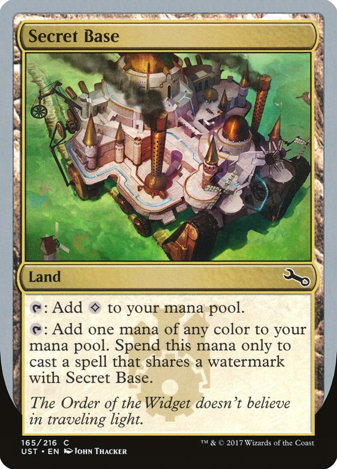 Secret Base (John Thacker) [Unstable] | Pegasus Games WI