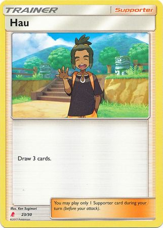 Hau (23/30) [Sun & Moon: Trainer Kit - Lycanroc] | Pegasus Games WI