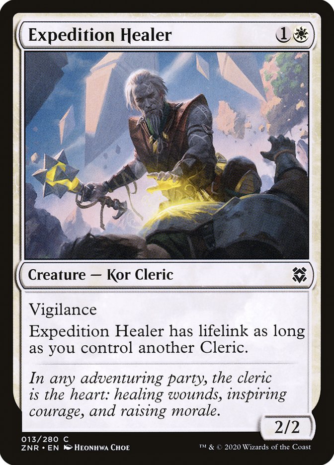 Expedition Healer [Zendikar Rising] | Pegasus Games WI