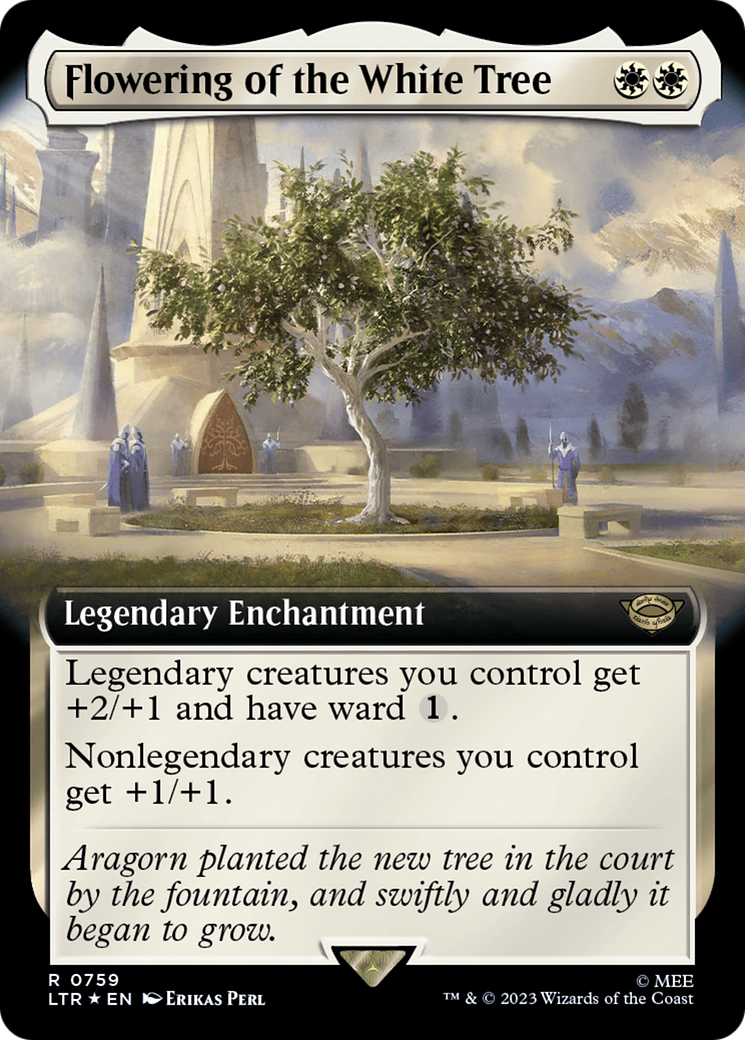 Flowering of the White Tree (Extended Art) (Surge Foil) [The Lord of the Rings: Tales of Middle-Earth] | Pegasus Games WI