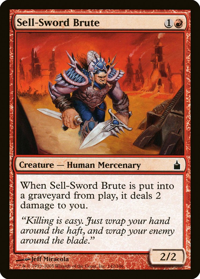 Sell-Sword Brute [Ravnica: City of Guilds] | Pegasus Games WI