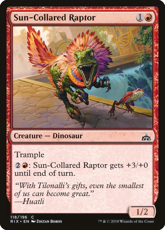 Sun-Collared Raptor [Rivals of Ixalan] | Pegasus Games WI