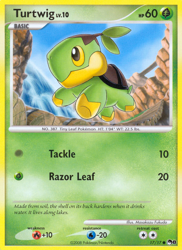 Turtwig (17/17) [POP Series 8] | Pegasus Games WI