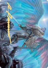 Resplendent Marshal Art Card (Gold-Stamped Signature) [Kaldheim Art Series] | Pegasus Games WI