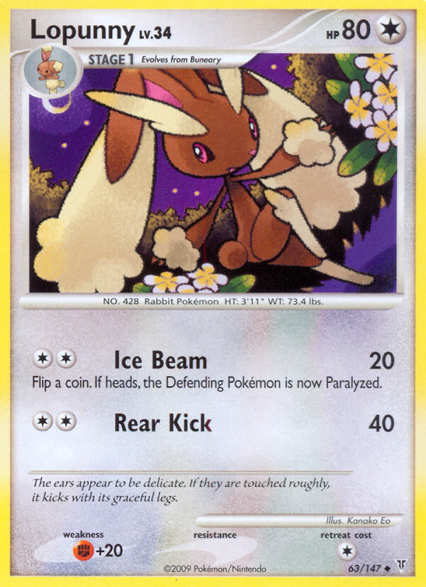 Lopunny (63/147) [Platinum: Supreme Victors] | Pegasus Games WI