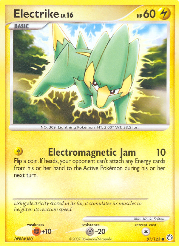 Electrike (81/123) [Diamond & Pearl: Mysterious Treasures] | Pegasus Games WI