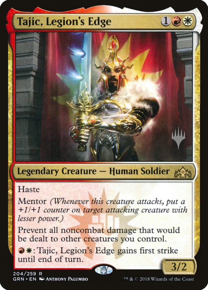 Tajic, Legion's Edge (Promo Pack) [Guilds of Ravnica Promos] | Pegasus Games WI