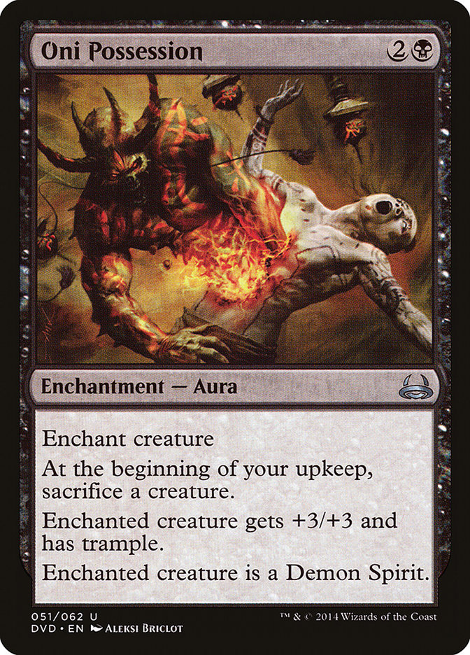 Oni Possession (Divine vs. Demonic) [Duel Decks Anthology] | Pegasus Games WI