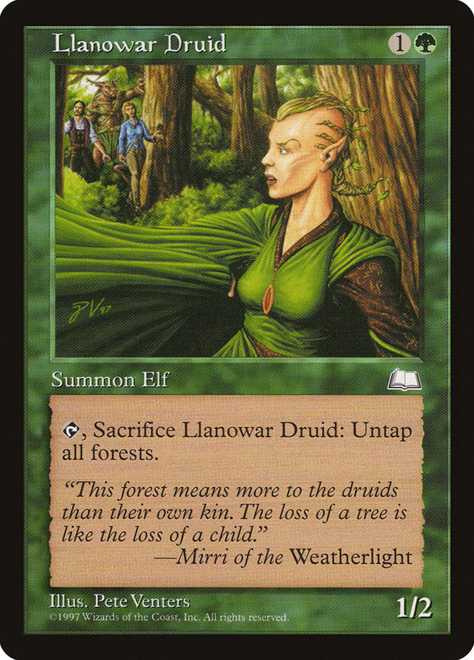 Llanowar Druid [Weatherlight] | Pegasus Games WI