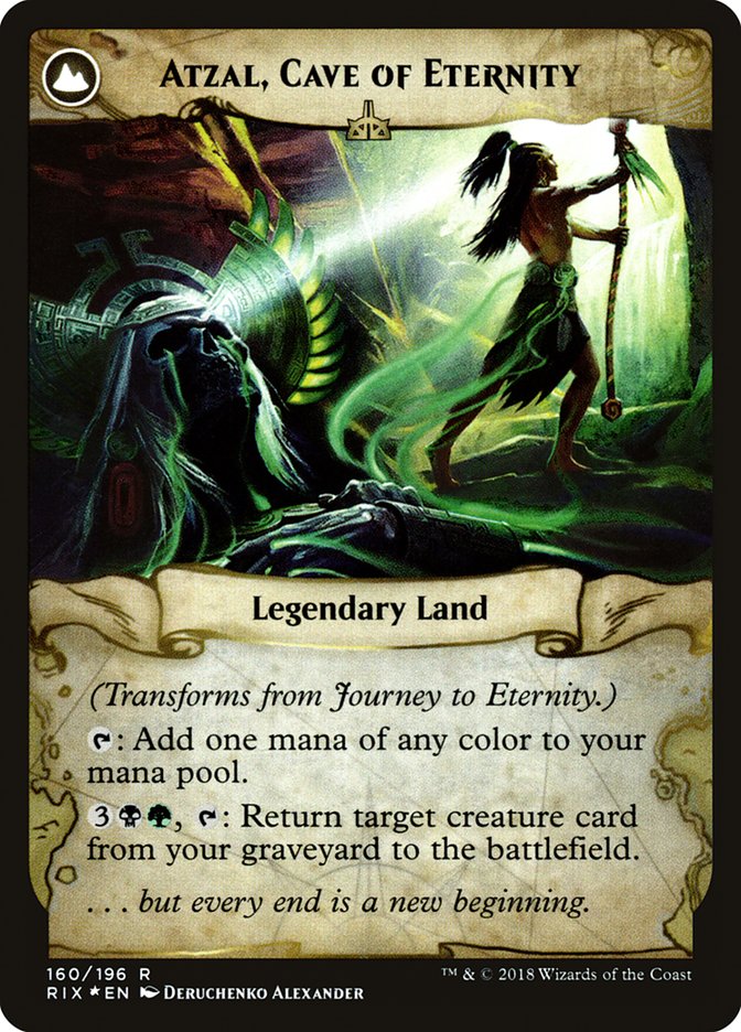 Journey to Eternity // Atzal, Cave of Eternity [Rivals of Ixalan Prerelease Promos] | Pegasus Games WI