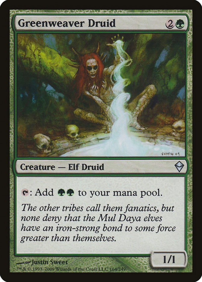 Greenweaver Druid [Zendikar] | Pegasus Games WI