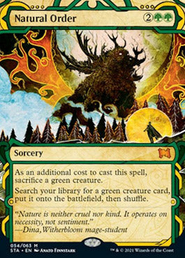 Natural Order (Foil Etched) [Strixhaven: School of Mages Mystical Archive] | Pegasus Games WI
