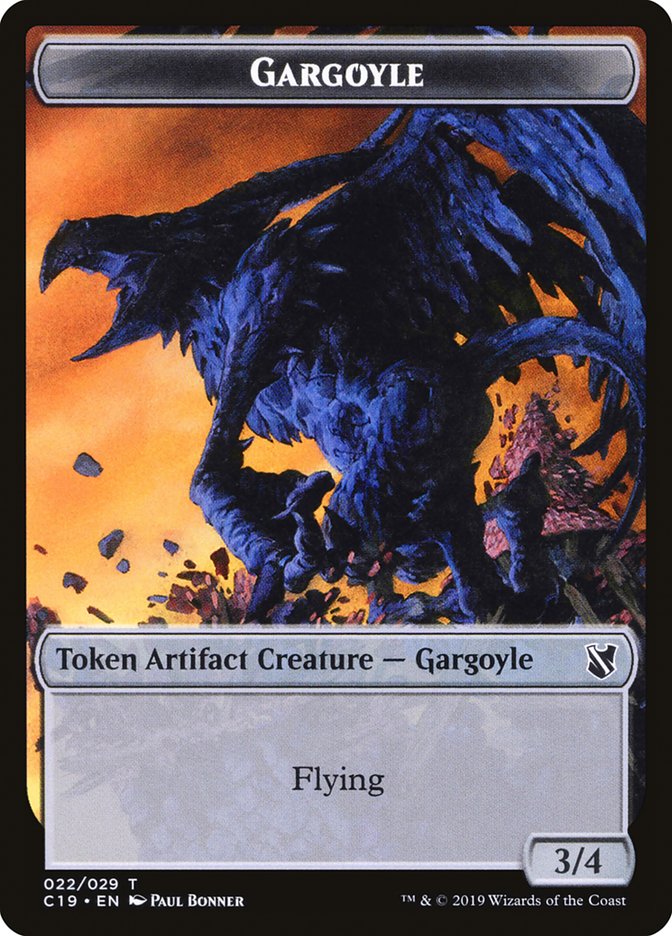 Gargoyle Token [Commander 2019 Tokens] | Pegasus Games WI