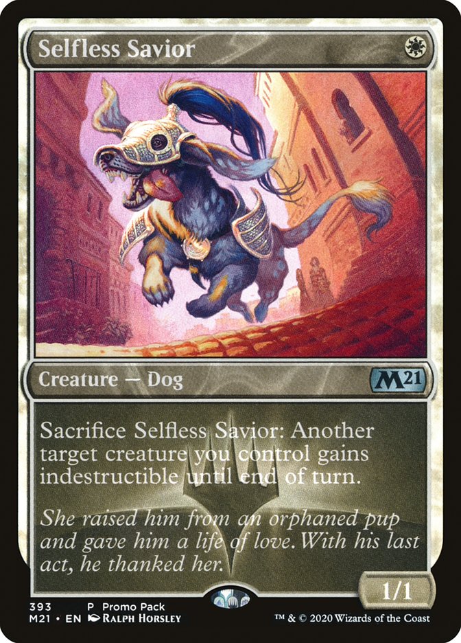 Selfless Savior (Promo Pack) [Core Set 2021 Promos] | Pegasus Games WI