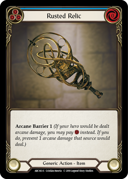 Rusted Relic [ARC163-S] 1st Edition Rainbow Foil | Pegasus Games WI