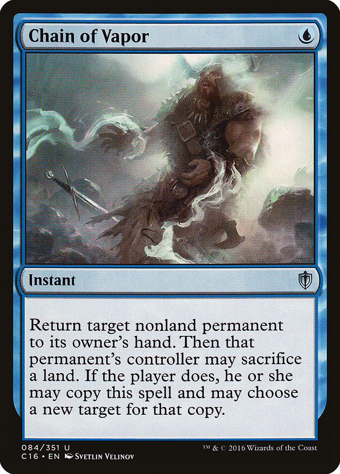Chain of Vapor [Commander 2016] | Pegasus Games WI