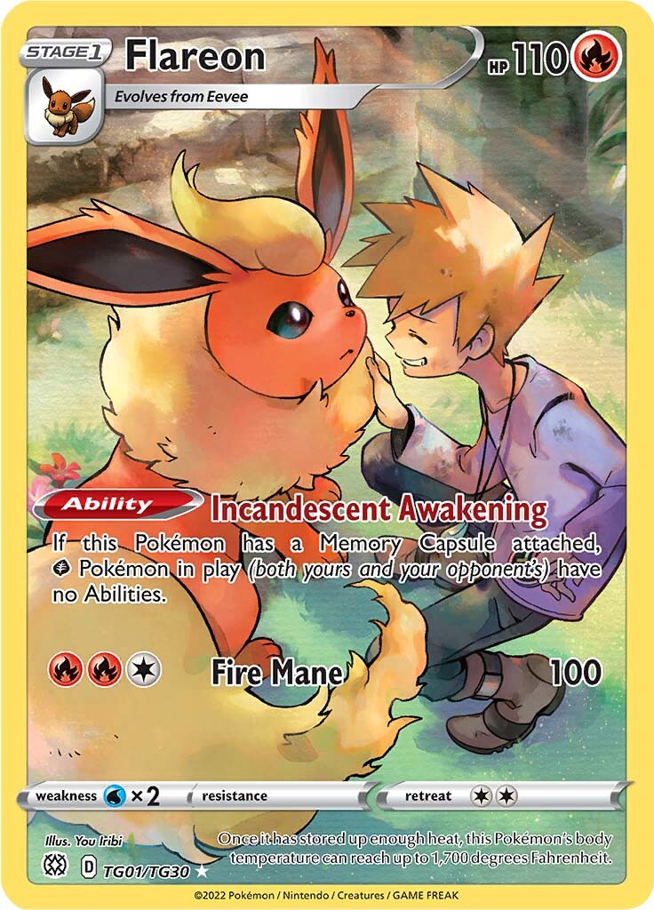 Flareon (TG01/TG30) [Sword & Shield: Brilliant Stars] | Pegasus Games WI